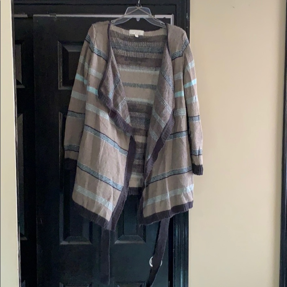 Open front sweater